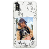 Personalised Snake Instant Photo Phone Case for iPhone X XS Max XR