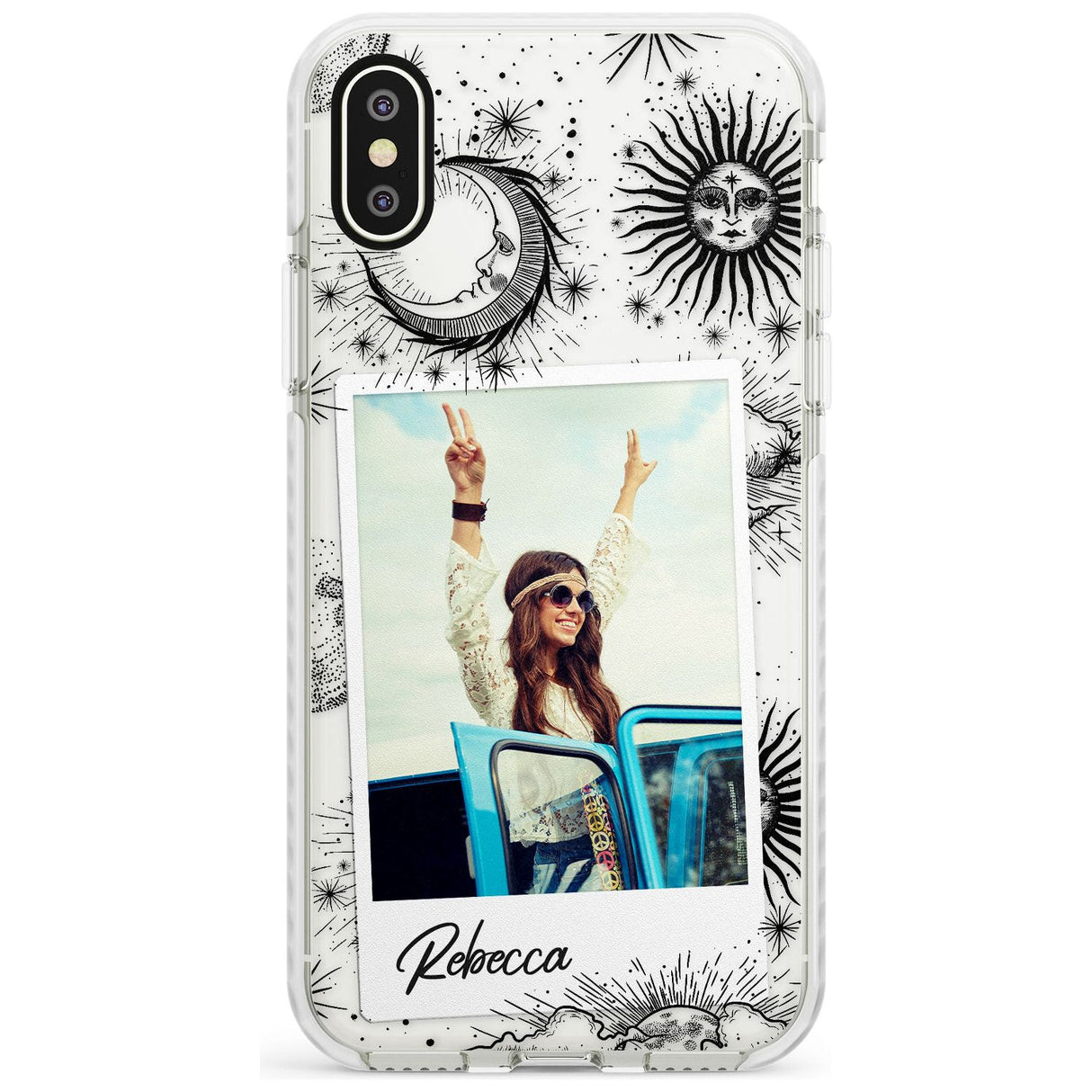 Personalised Snake Instant Photo Phone Case for iPhone X XS Max XR