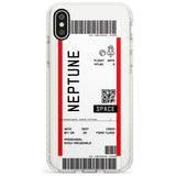 Neptune Space Travel Ticket iPhone Case  Impact Case Custom Phone Case - Case Warehouse