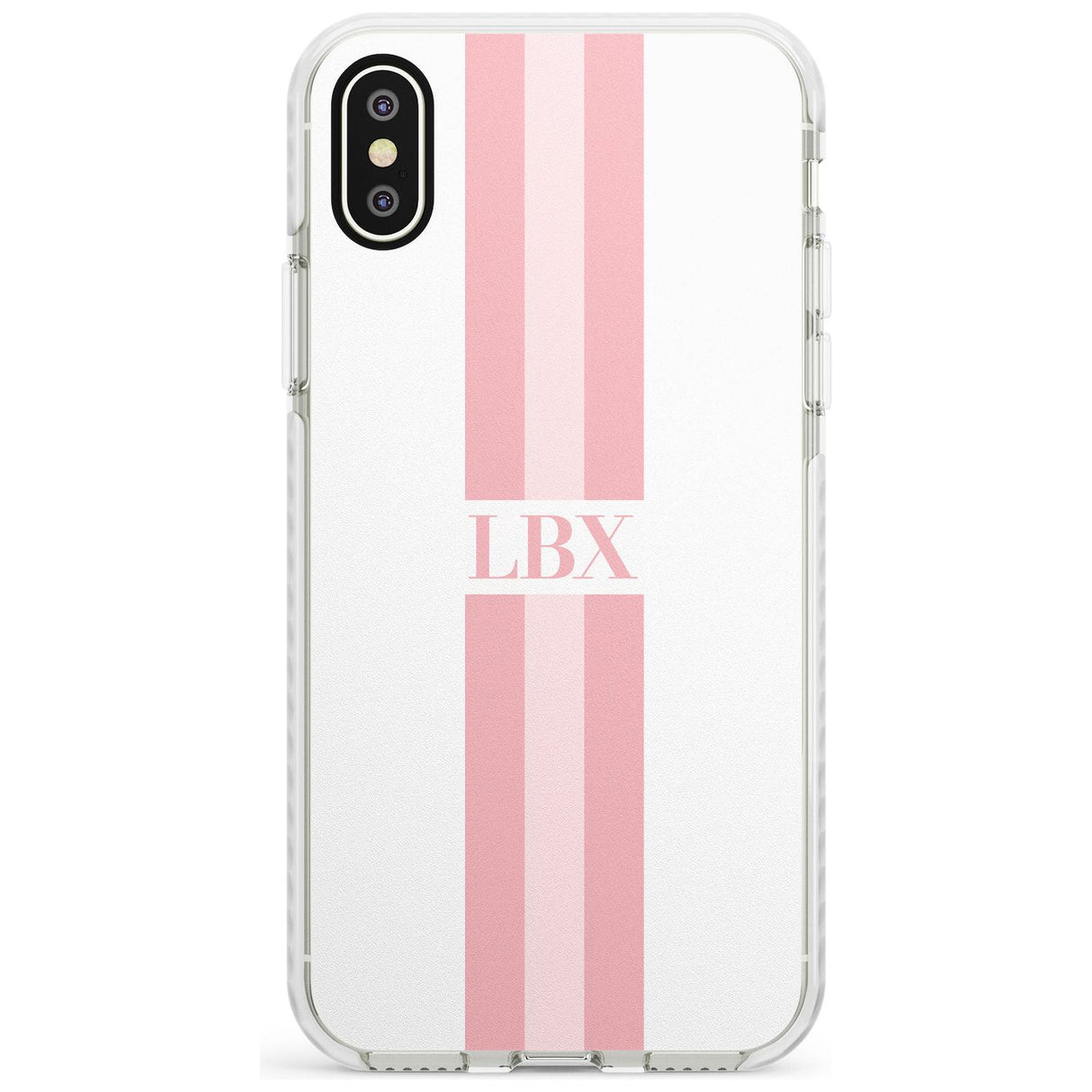 Minimal Pink Stripes iPhone Case  Impact Case Custom Phone Case - Case Warehouse