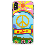 Custom Happy Days Slim TPU Phone Blanc Space X XS Max XR