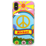 Custom Happy Days Slim TPU Phone Blanc Space X XS Max XR