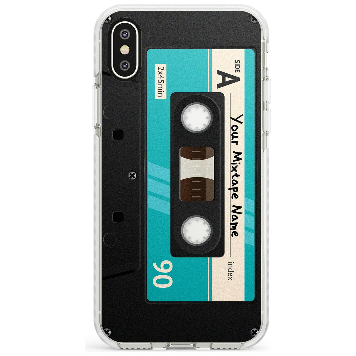 Dark Cassette Slim TPU Phone Case Warehouse X XS Max XR