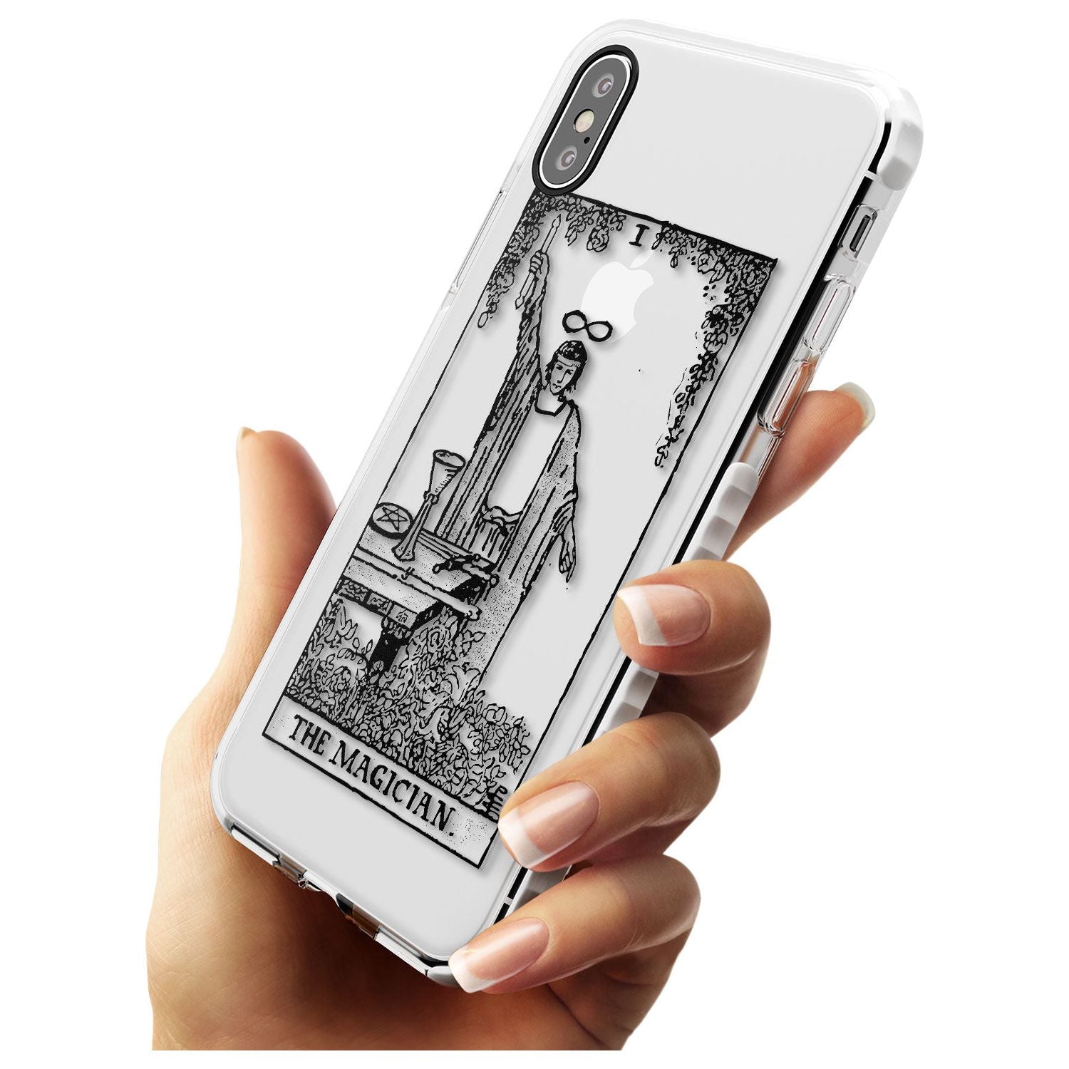 The Magician Tarot Card - Transparent Slim TPU Phone Case Warehouse X XS Max XR