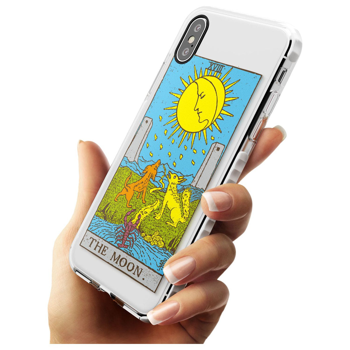 The Moon Tarot Card - Colour Slim TPU Phone Case Warehouse X XS Max XR