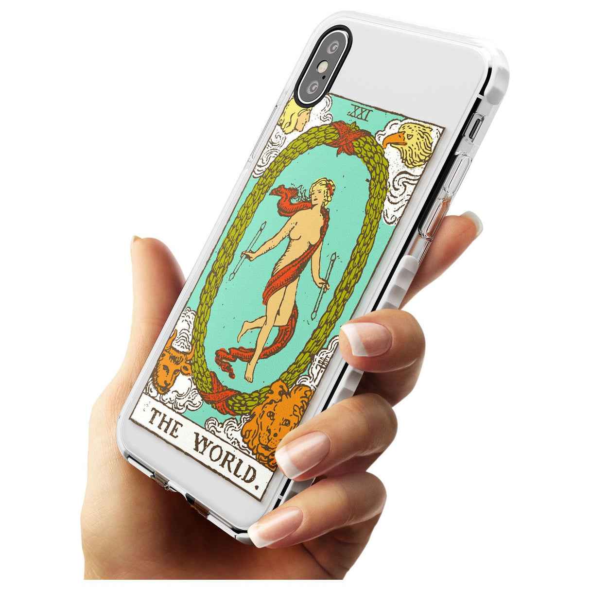 The World Tarot Card - Colour Slim TPU Phone Case Warehouse X XS Max XR