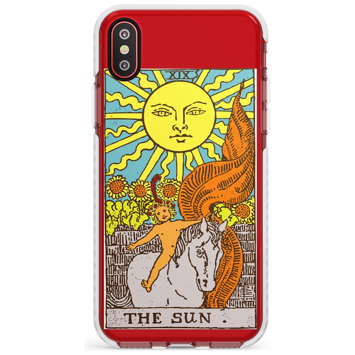 The Sun Tarot Card - Colour Slim TPU Phone Case Warehouse X XS Max XR