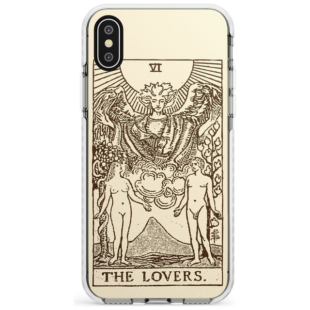 The Lovers Tarot Card - Solid Cream Slim TPU Phone Case Warehouse X XS Max XR