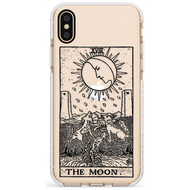 The Moon Tarot Card - Transparent Slim TPU Phone Case Warehouse X XS Max XR