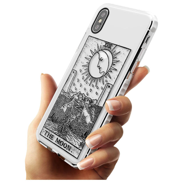 The Moon Tarot Card - Transparent Slim TPU Phone Case Warehouse X XS Max XR