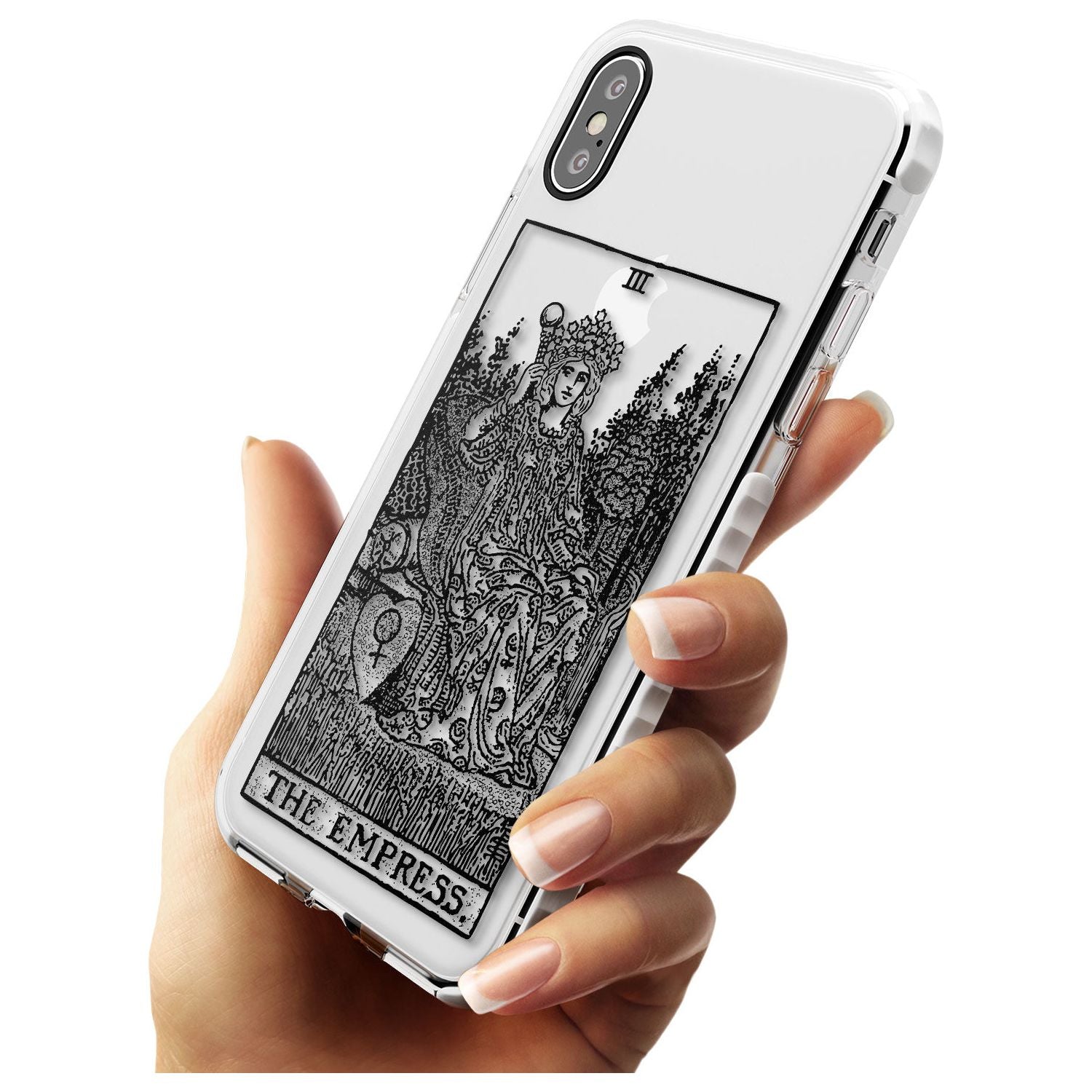 The Empress Tarot Card - Transparent Slim TPU Phone Case Warehouse X XS Max XR