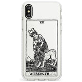 Strength Tarot Card - Transparent Slim TPU Phone Case Warehouse X XS Max XR