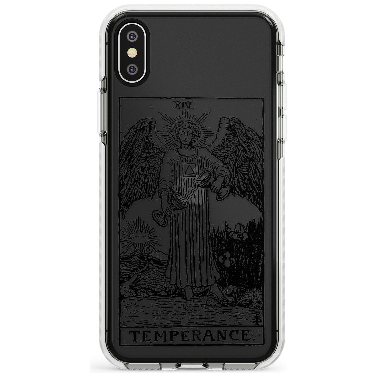 Temperance Tarot Card - Transparent Slim TPU Phone Case Warehouse X XS Max XR