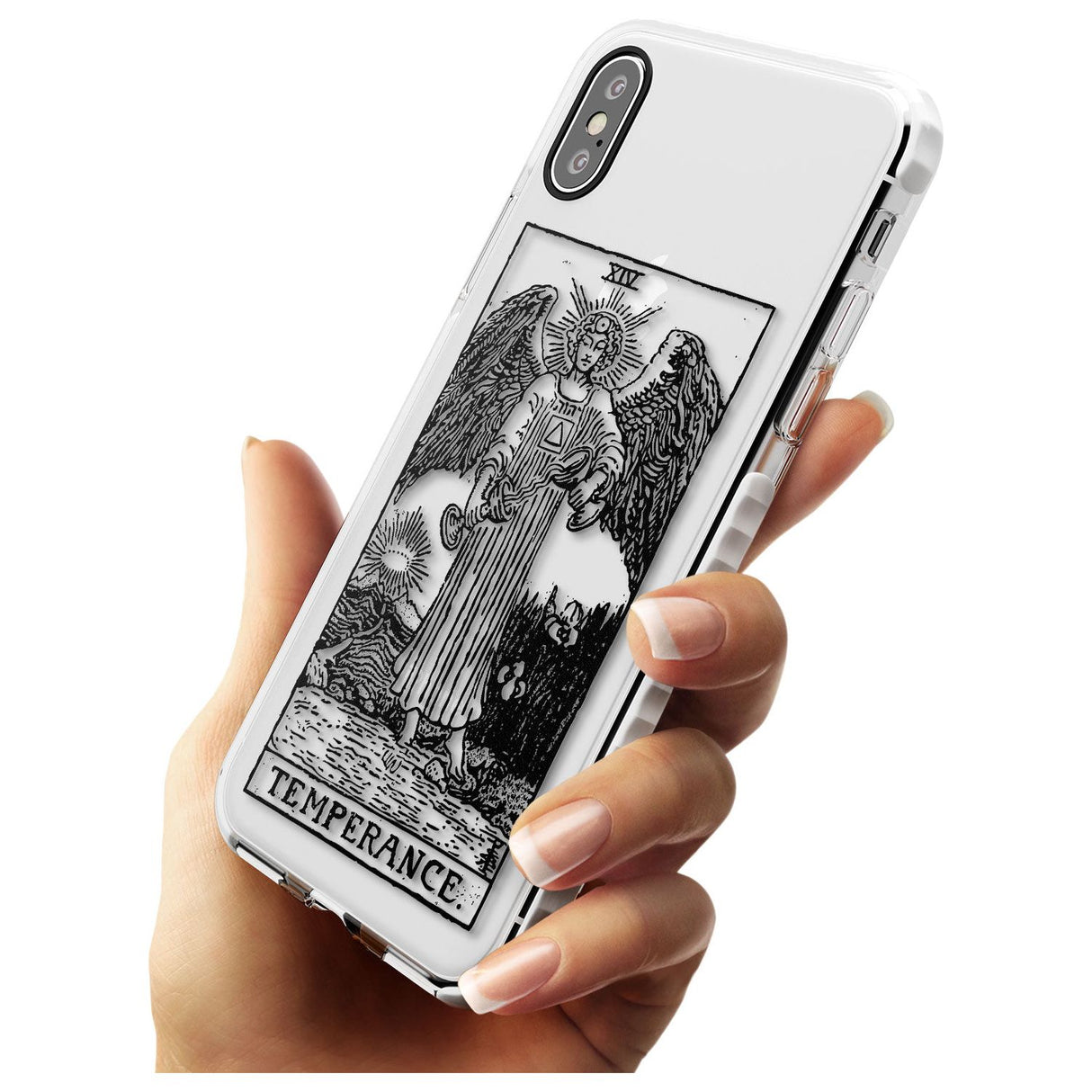 Temperance Tarot Card - Transparent Slim TPU Phone Case Warehouse X XS Max XR