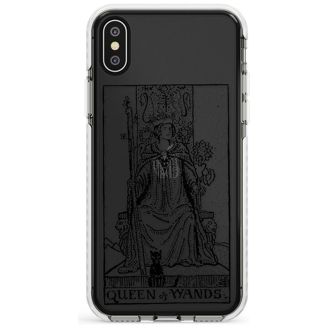 Queen of Wands Tarot Card - Transparent Slim TPU Phone Case Warehouse X XS Max XR