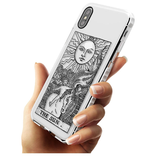The Sun Tarot Card - Transparent Slim TPU Phone Case Warehouse X XS Max XR