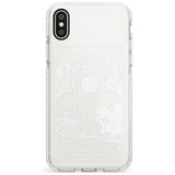 Temperance Tarot Card - White Transparent Slim TPU Phone Case Warehouse X XS Max XR