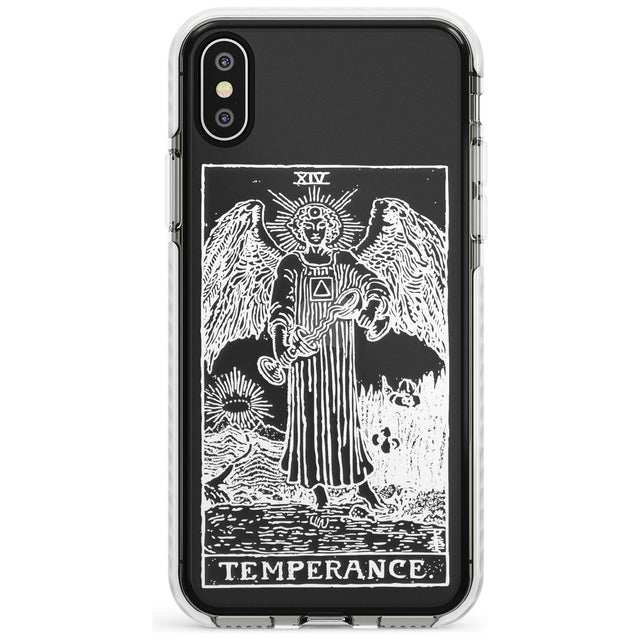 Temperance Tarot Card - White Transparent Slim TPU Phone Case Warehouse X XS Max XR