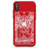 The Lovers Tarot Card - White Transparent Slim TPU Phone Case Warehouse X XS Max XR