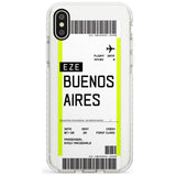 Buenos Aires Boarding Pass iPhone Case  Impact Case Custom Phone Case - Case Warehouse