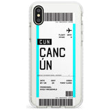 Cancún Boarding Pass iPhone Case  Impact Case Custom Phone Case - Case Warehouse