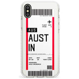 Austin Boarding Pass iPhone Case  Impact Case Custom Phone Case - Case Warehouse