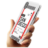 San Diego Boarding Pass iPhone Case   Custom Phone Case - Case Warehouse