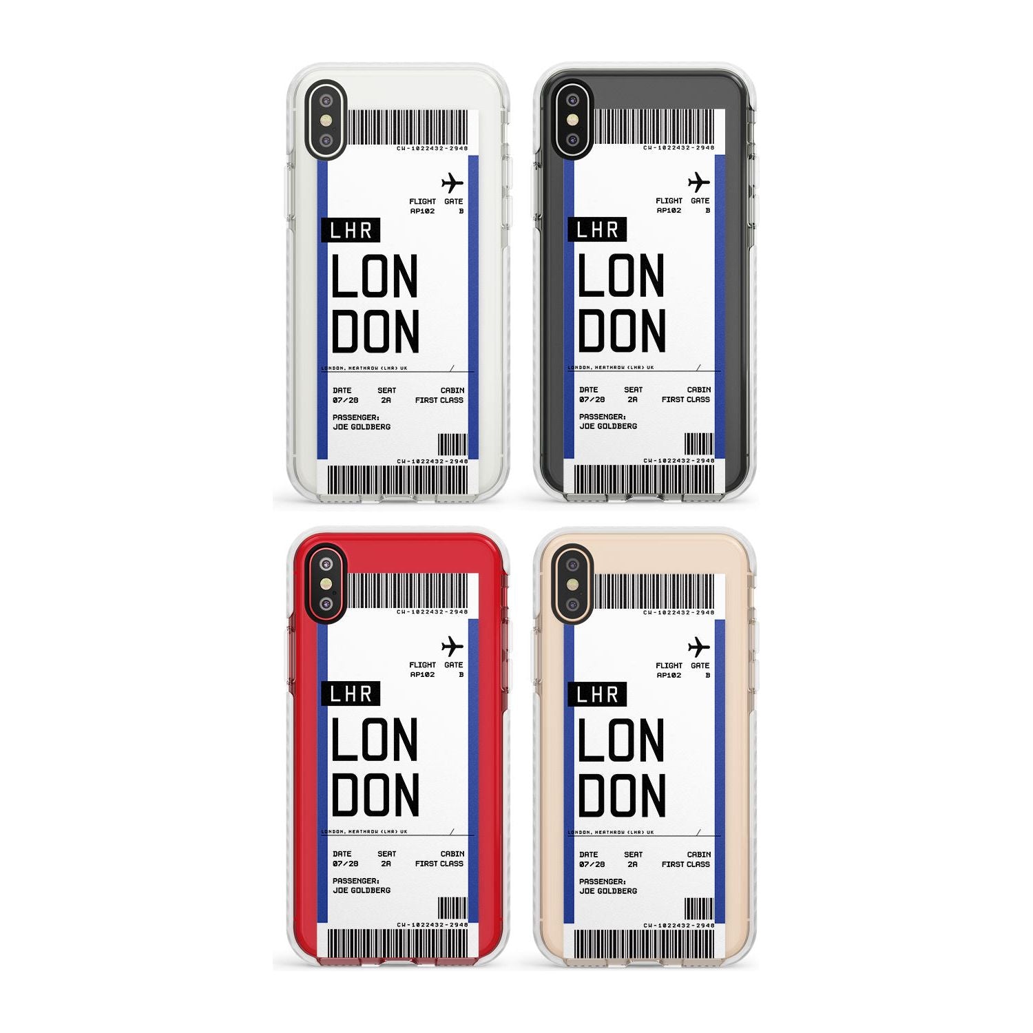 Personalised Create your own Warning Label Phone Case for iPhone X XS Max XR