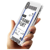 Frankfurt Boarding Pass iPhone Case   Custom Phone Case - Case Warehouse