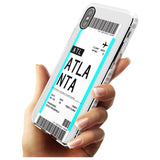 Atlanta Boarding Pass iPhone Case   Custom Phone Case - Case Warehouse