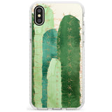 Large Cacti Mix Design Impact Phone Case for iPhone X XS Max XR