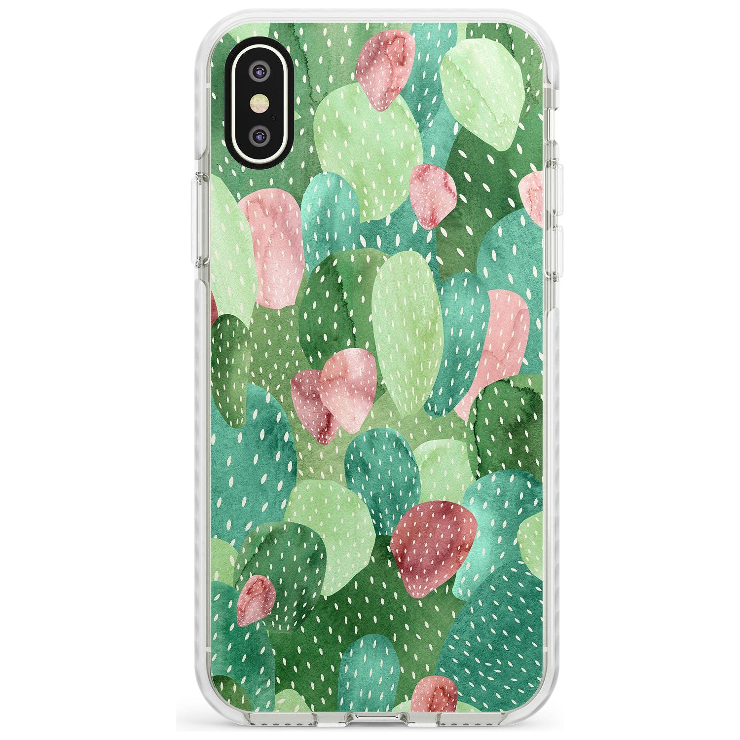 Colourful Cactus Mix Design Impact Phone Case for iPhone X XS Max XR