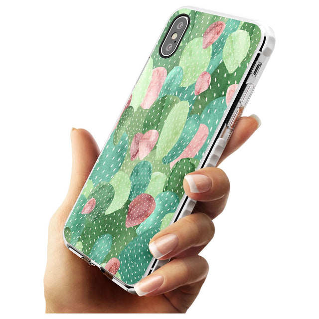 Colourful Cactus Mix Design Impact Phone Case for iPhone X XS Max XR