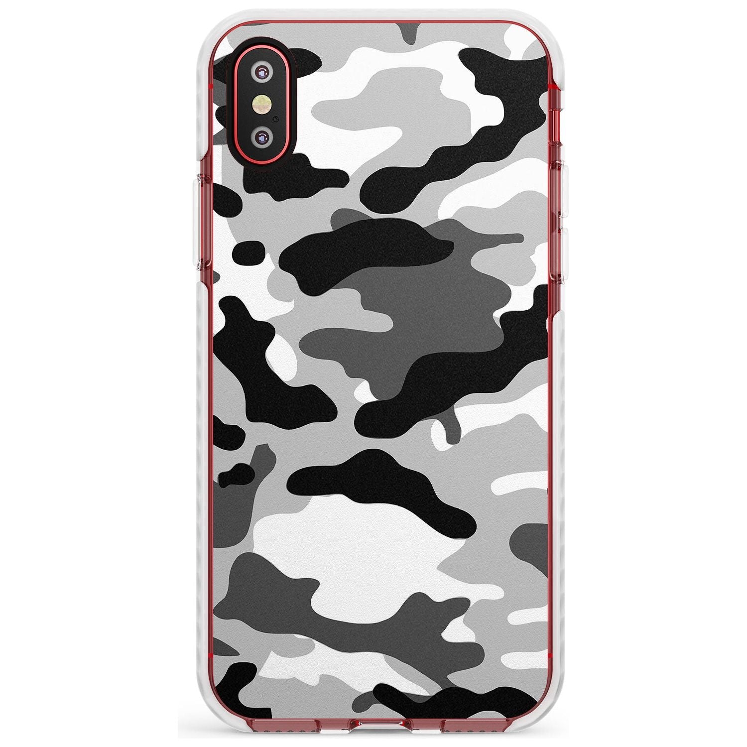 Grey Camo Impact Phone Case for iPhone X XS Max XR