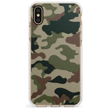 Green and Brown Camo Impact Phone Case for iPhone X XS Max XR