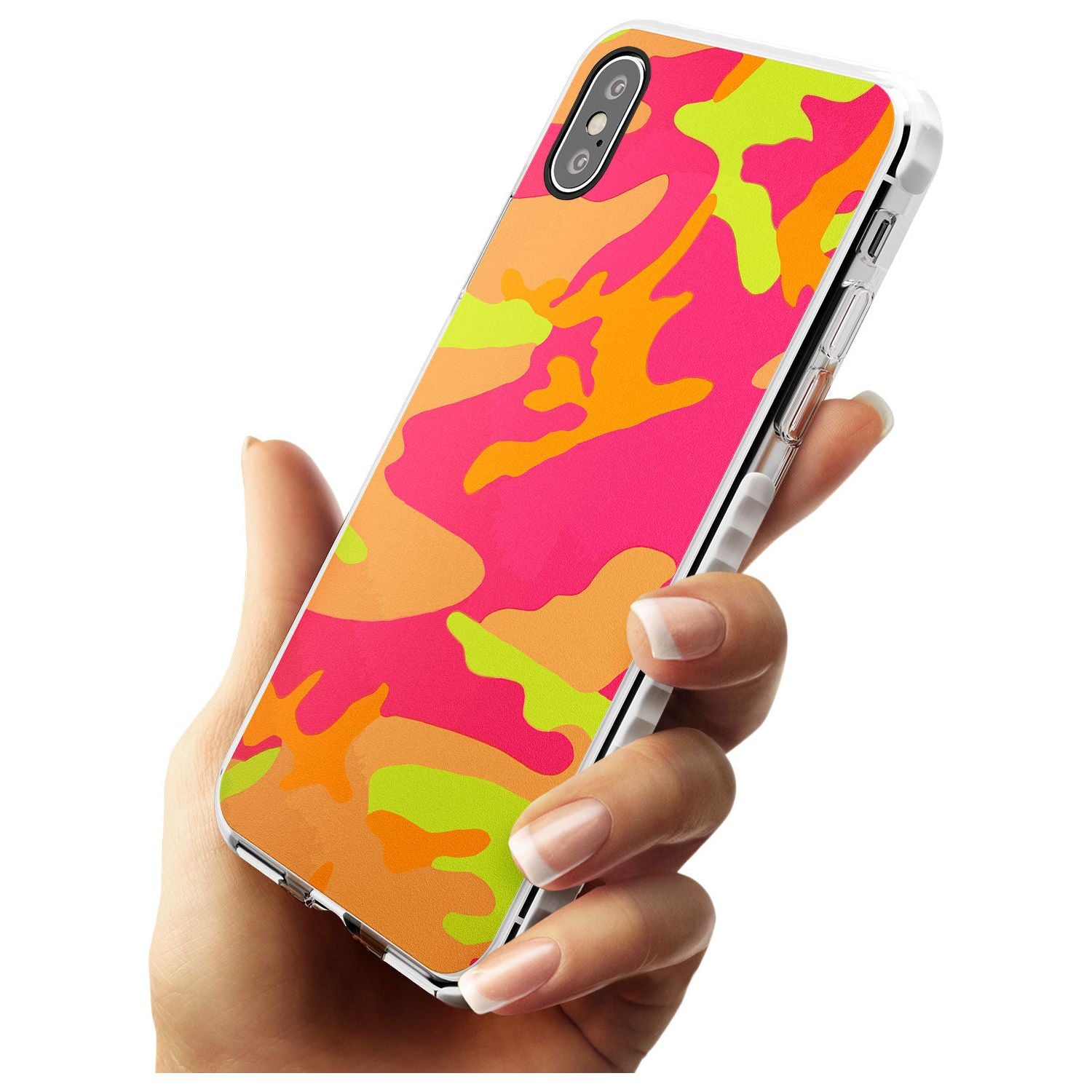 Neon Camo Impact Phone Case for iPhone X XS Max XR