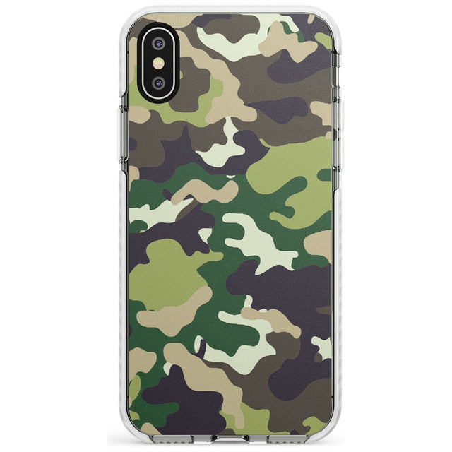 Green Camo Impact Phone Case for iPhone X XS Max XR