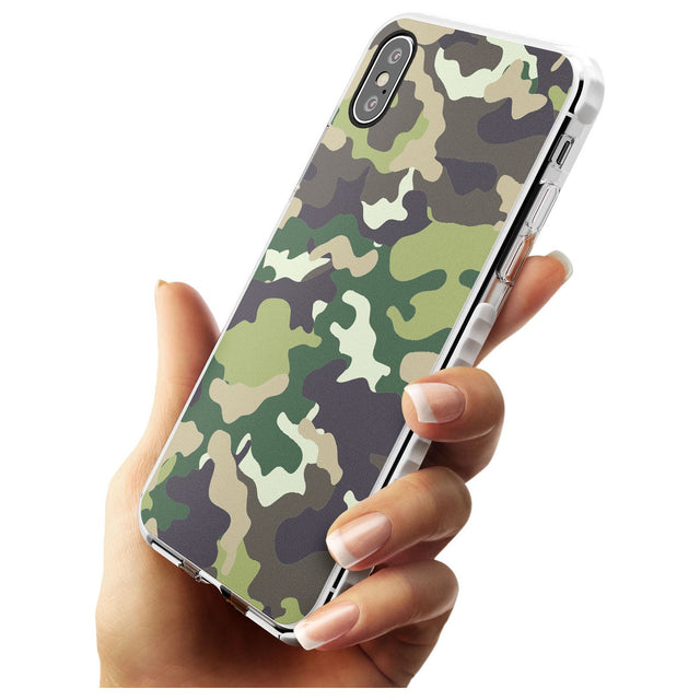 Green Camo Impact Phone Case for iPhone X XS Max XR