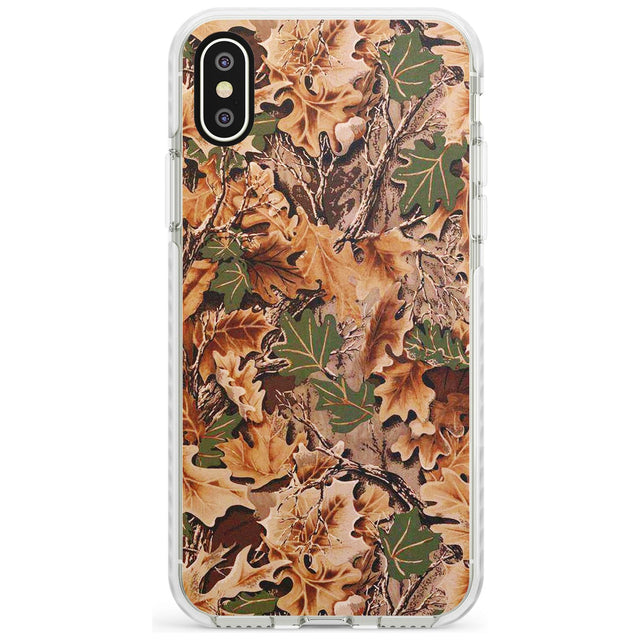 Leaves Camo Impact Phone Case for iPhone X XS Max XR