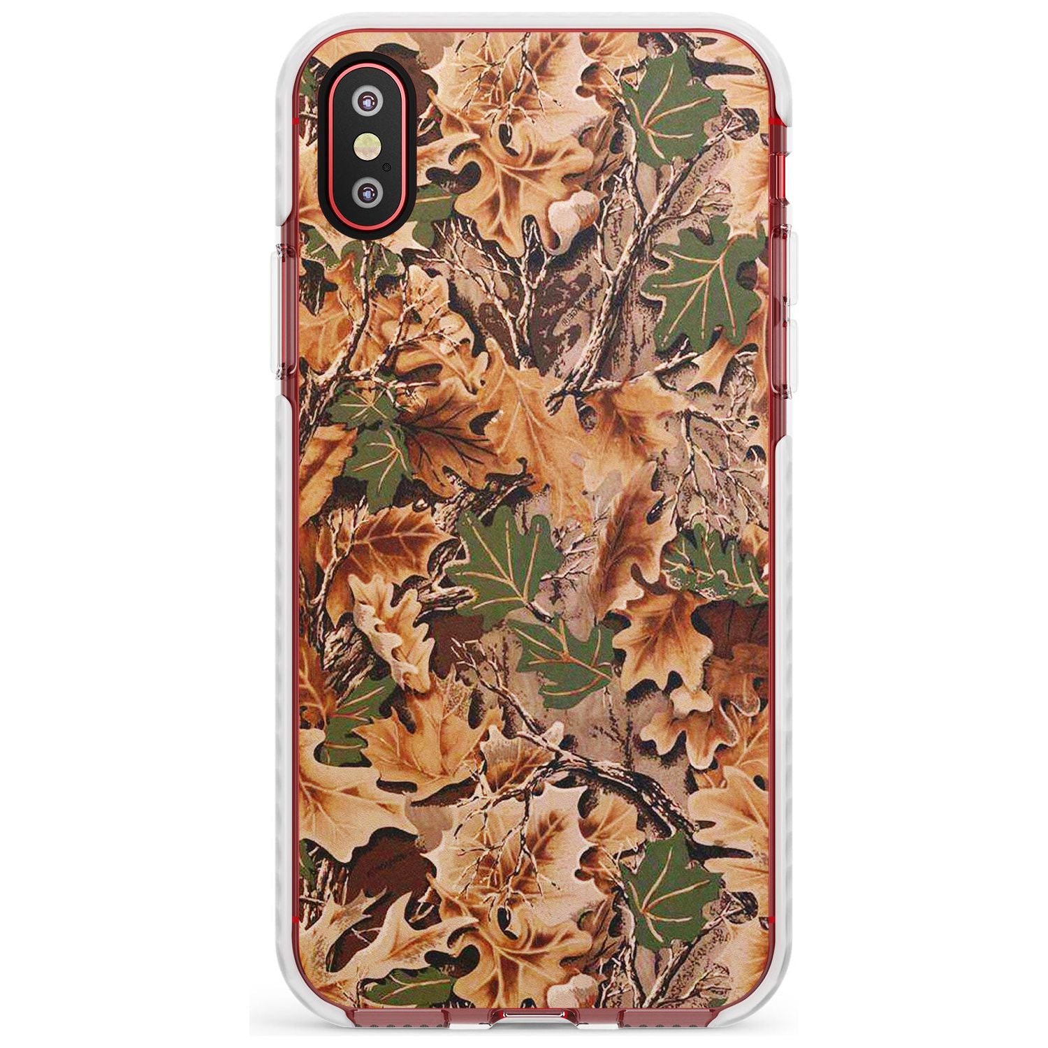 Leaves Camo Impact Phone Case for iPhone X XS Max XR