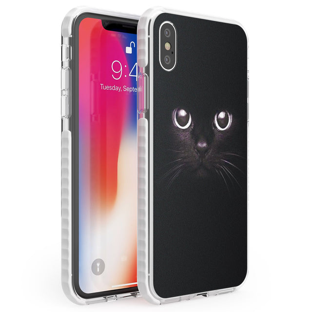 Black Cat Phone Case iPhone X / iPhone XS / Impact Case,iPhone XR / Impact Case,iPhone XS MAX / Impact Case Blanc Space