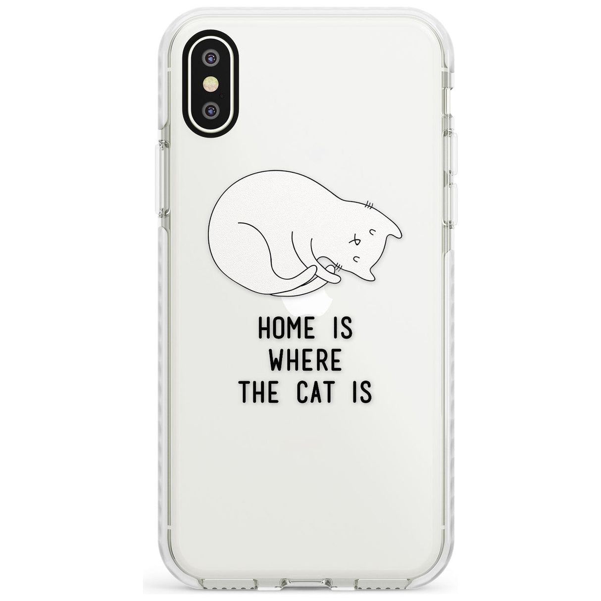 Home Is Where the Cat is Slim TPU Phone Case Warehouse X XS Max XR