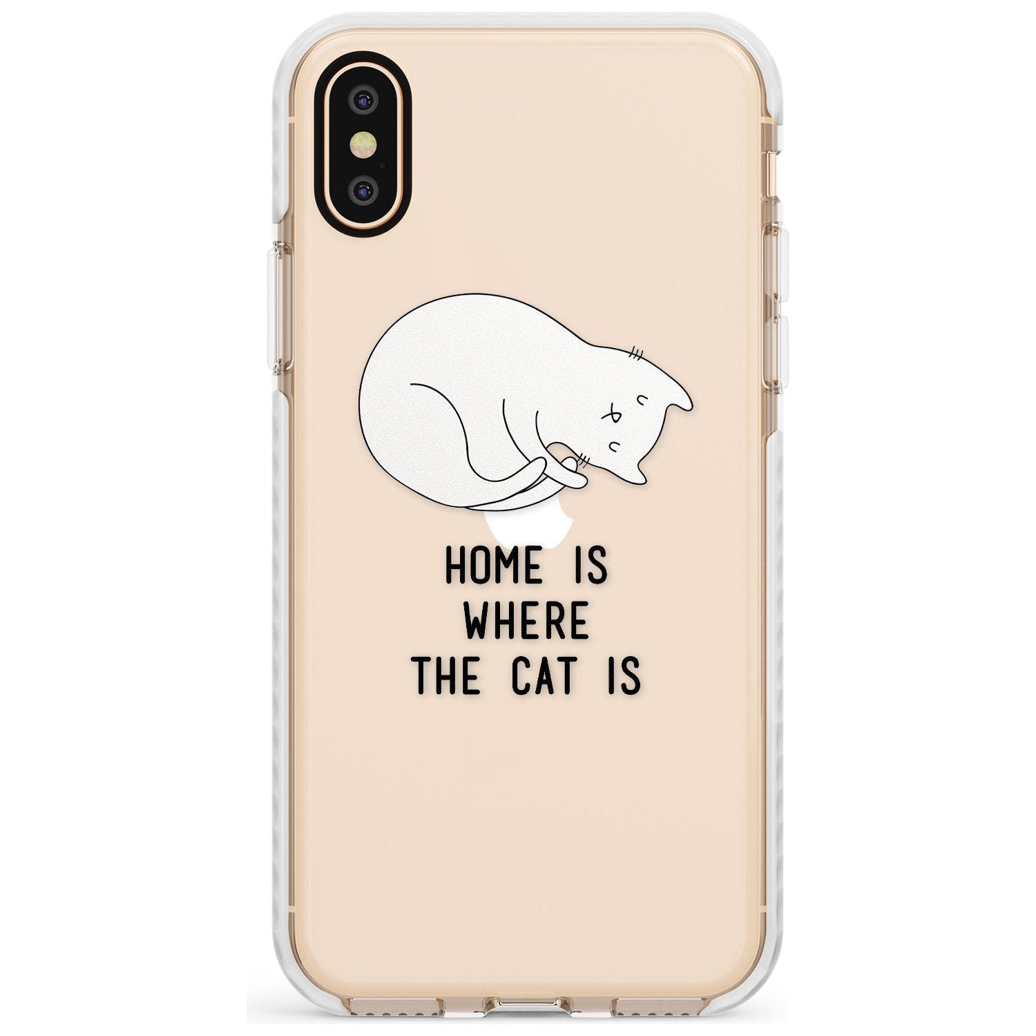 Home Is Where the Cat is Slim TPU Phone Case Warehouse X XS Max XR
