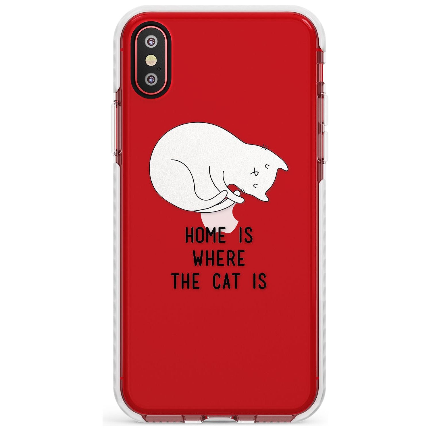 Home Is Where the Cat is Slim TPU Phone Case Warehouse X XS Max XR