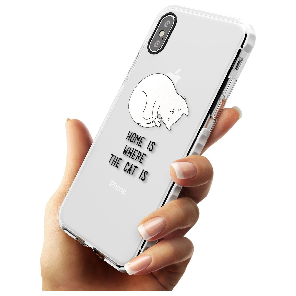 Home Is Where the Cat is Slim TPU Phone Case Warehouse X XS Max XR