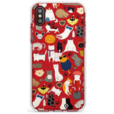 Cartoon Cat Collage - Colour Slim TPU Phone Case Warehouse X XS Max XR