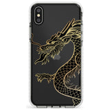 Large Red Dragon Impact Phone Case for iPhone X XS Max XR