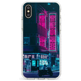 Motorcylist & Signs - Neon Cities Photographs Impact Phone Case for iPhone X XS Max XR