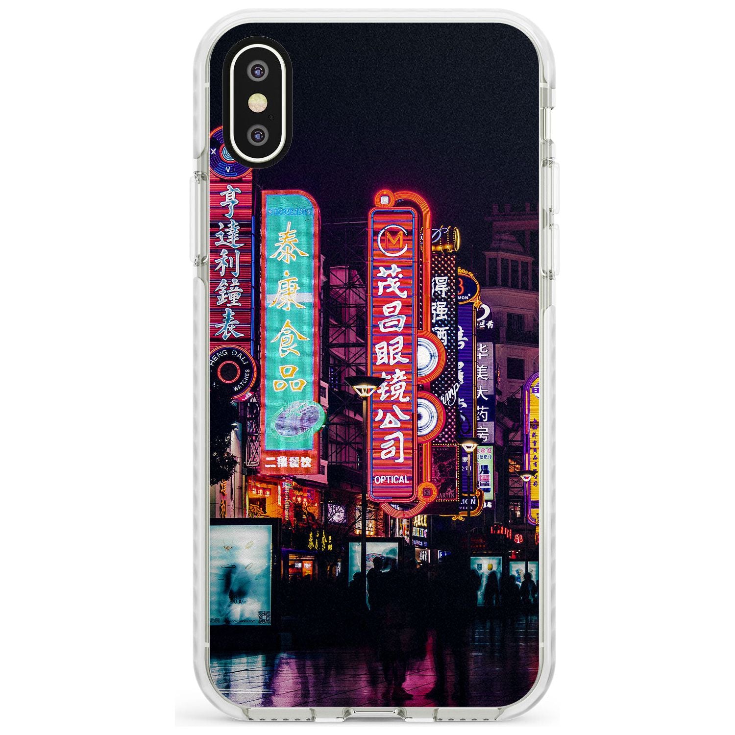 Busy Street - Neon Cities Photographs Impact Phone Case for iPhone X XS Max XR
