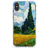 Wheat Field with Cypresses by Vincent Van Gogh Slim TPU Phone Case Warehouse X XS Max XR